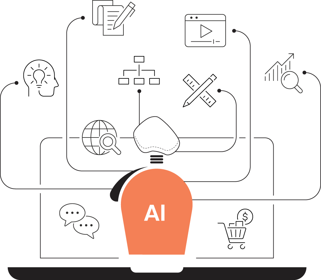 AI for leadgen illustration