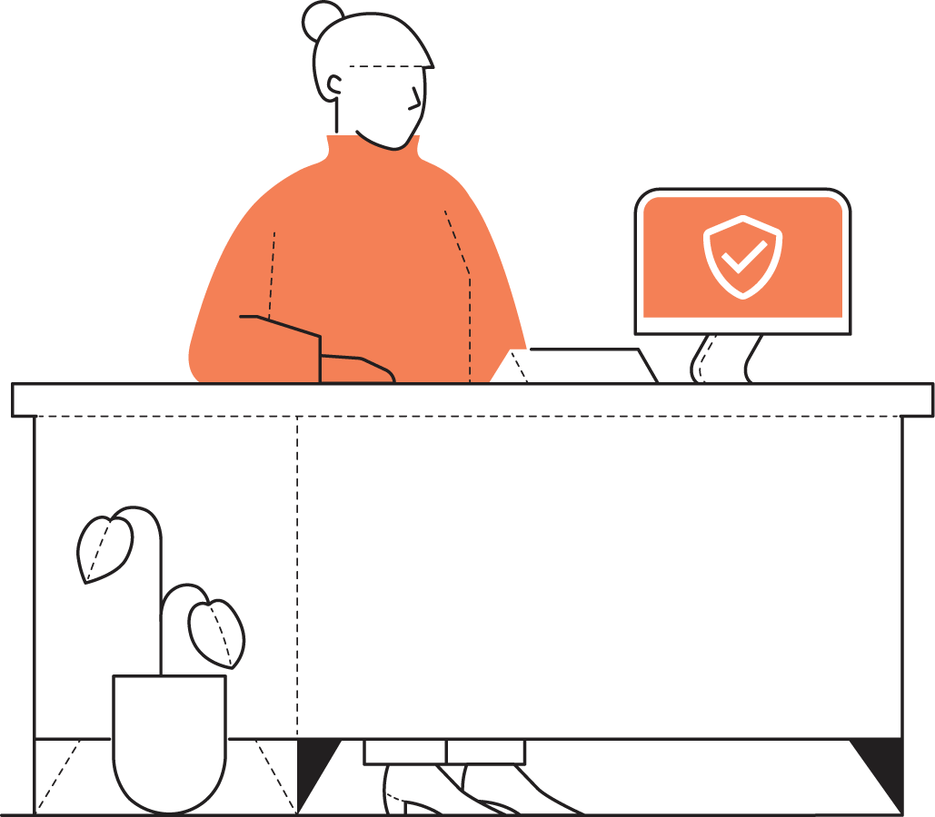 Insurance agent illustration Insurance agent illustration