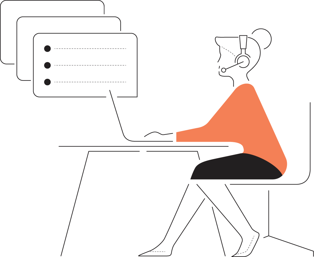 Illustration of managing sales Illustration of managing sales
