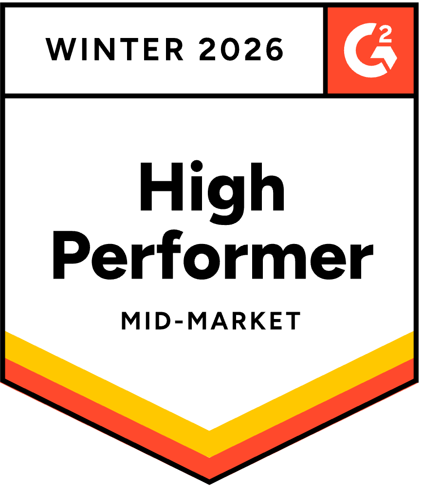 Sales Intelligence High Performer Mid-Market High Performer Sales Intelligence High Performer Mid-Market High Performer