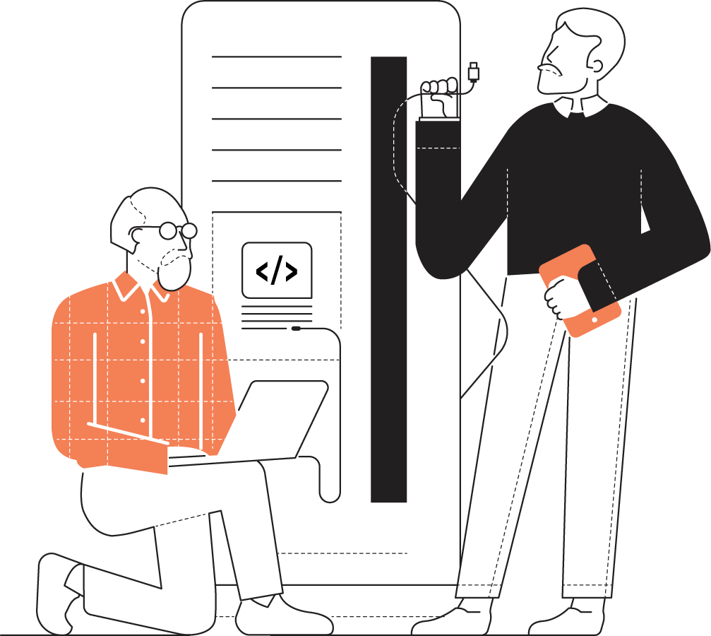 Tech illustration Tech illustration