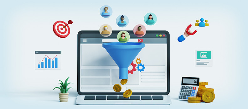 Lead generation tools illustration