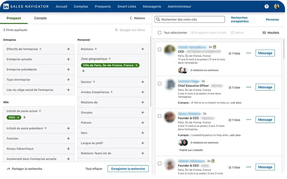 LinkedIn Sales Navigator
