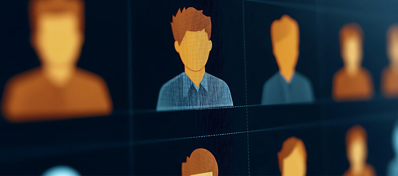 Contacts in contact database
